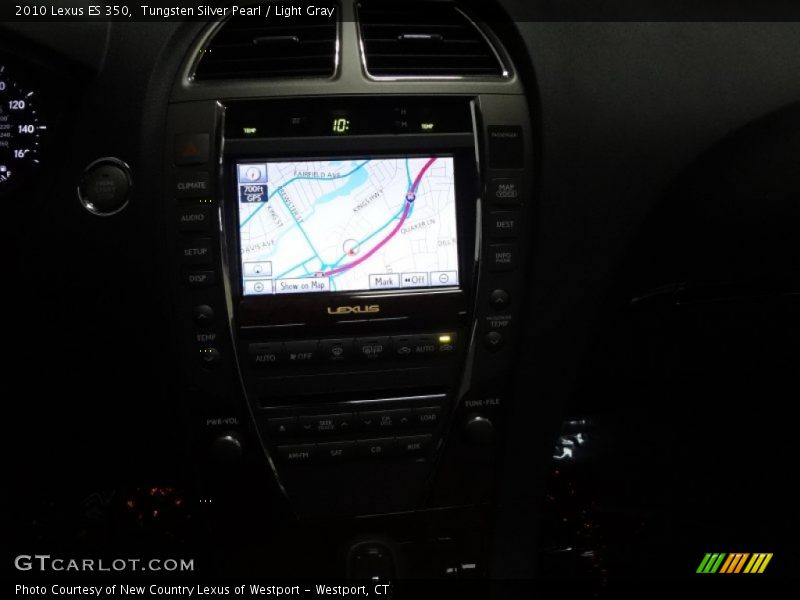 Tungsten Silver Pearl / Light Gray 2010 Lexus ES 350