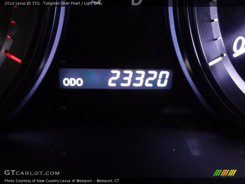 Tungsten Silver Pearl / Light Gray 2010 Lexus ES 350