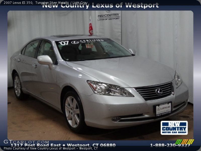 Tungsten Silver Metallic / Light Gray 2007 Lexus ES 350