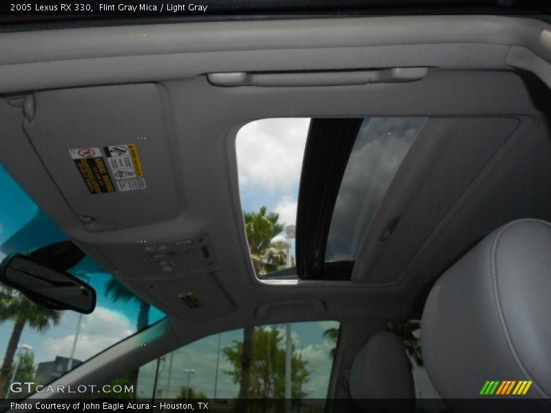 Flint Gray Mica / Light Gray 2005 Lexus RX 330