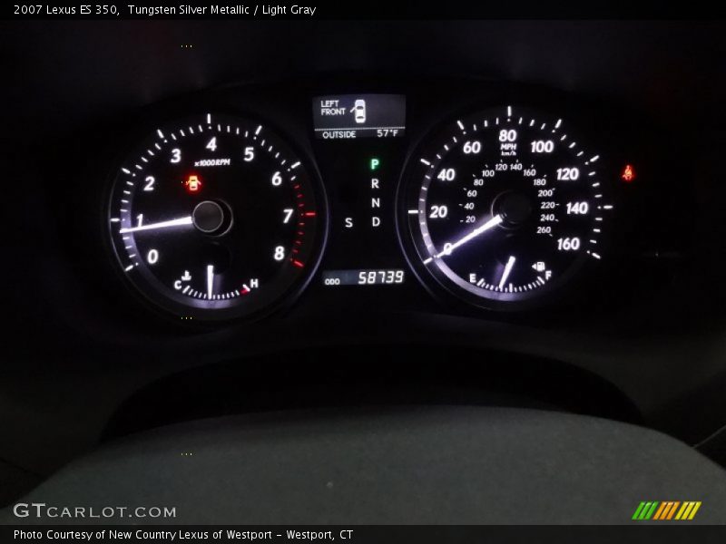 Tungsten Silver Metallic / Light Gray 2007 Lexus ES 350