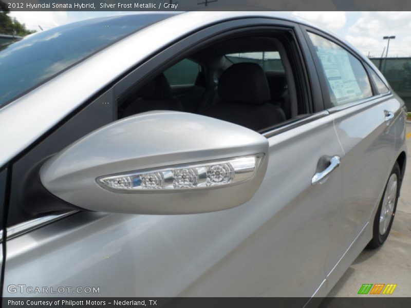 Silver Frost Metallic / Gray 2012 Hyundai Sonata Hybrid