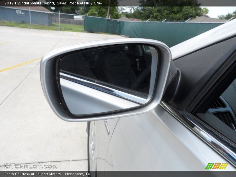 Silver Frost Metallic / Gray 2012 Hyundai Sonata Hybrid
