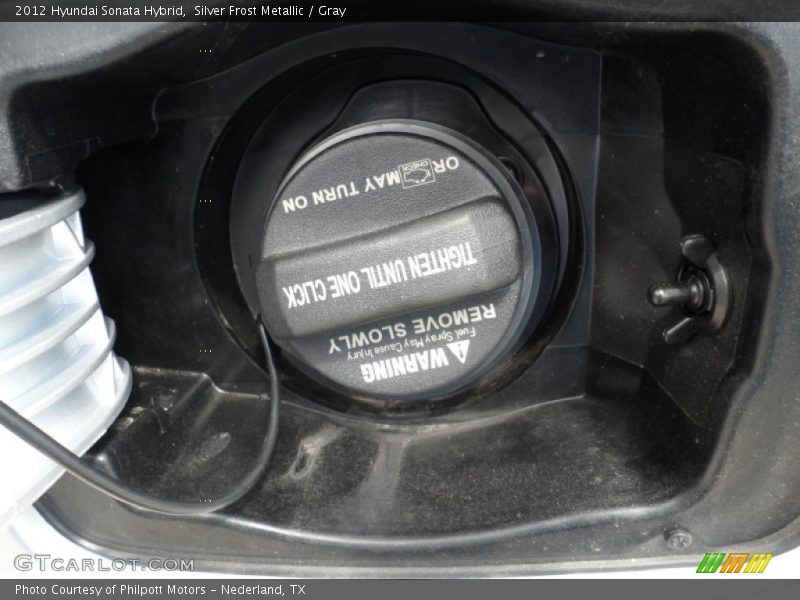Silver Frost Metallic / Gray 2012 Hyundai Sonata Hybrid