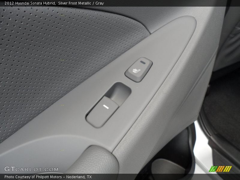 Silver Frost Metallic / Gray 2012 Hyundai Sonata Hybrid
