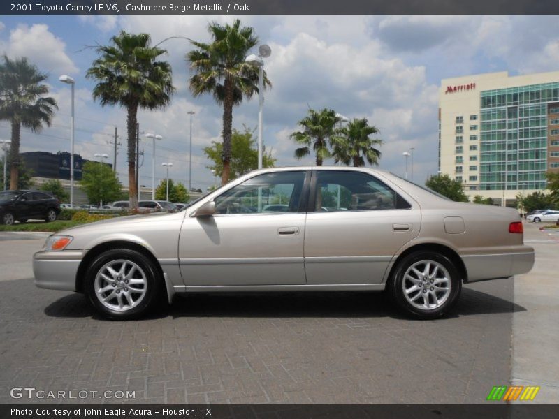 Cashmere Beige Metallic / Oak 2001 Toyota Camry LE V6
