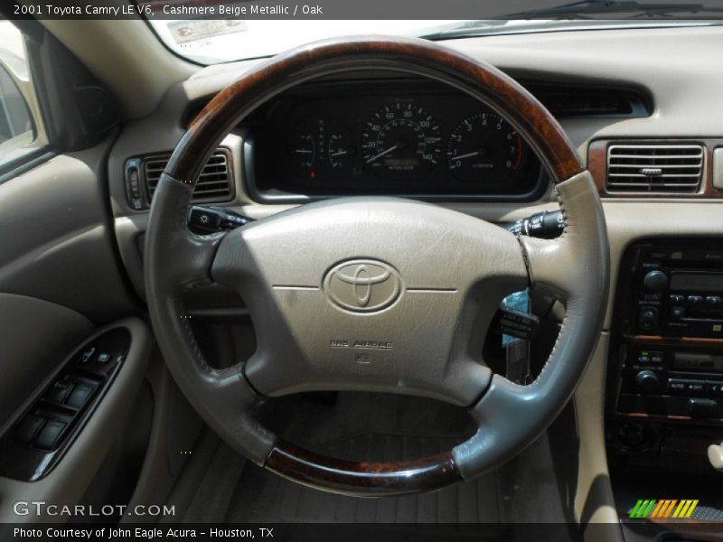 Cashmere Beige Metallic / Oak 2001 Toyota Camry LE V6