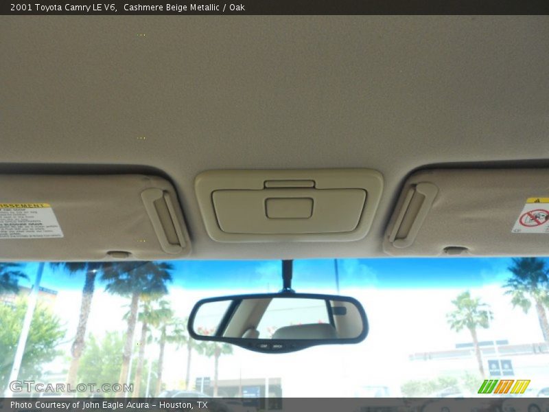 Cashmere Beige Metallic / Oak 2001 Toyota Camry LE V6