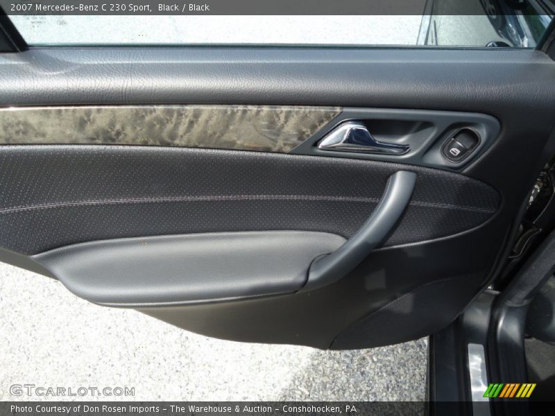 Black / Black 2007 Mercedes-Benz C 230 Sport