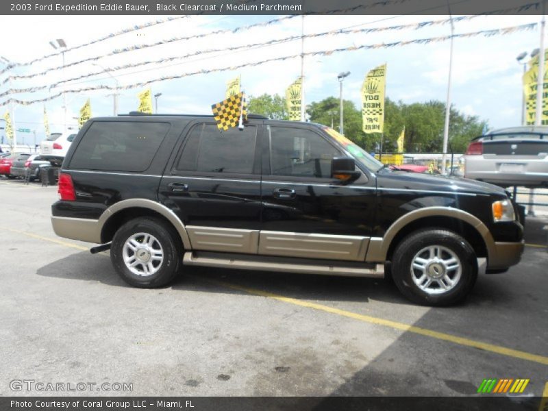 Black Clearcoat / Medium Parchment 2003 Ford Expedition Eddie Bauer