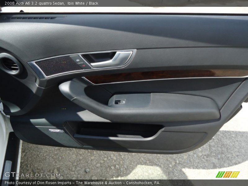 Ibis White / Black 2008 Audi A6 3.2 quattro Sedan