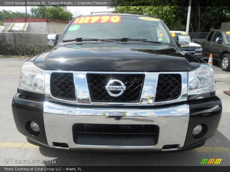 Galaxy Metallic / Graphite/Titanium 2004 Nissan Armada SE