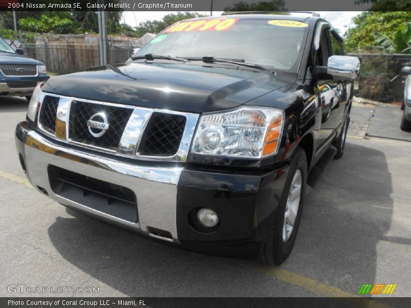 Galaxy Metallic / Graphite/Titanium 2004 Nissan Armada SE