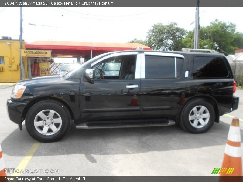 Galaxy Metallic / Graphite/Titanium 2004 Nissan Armada SE