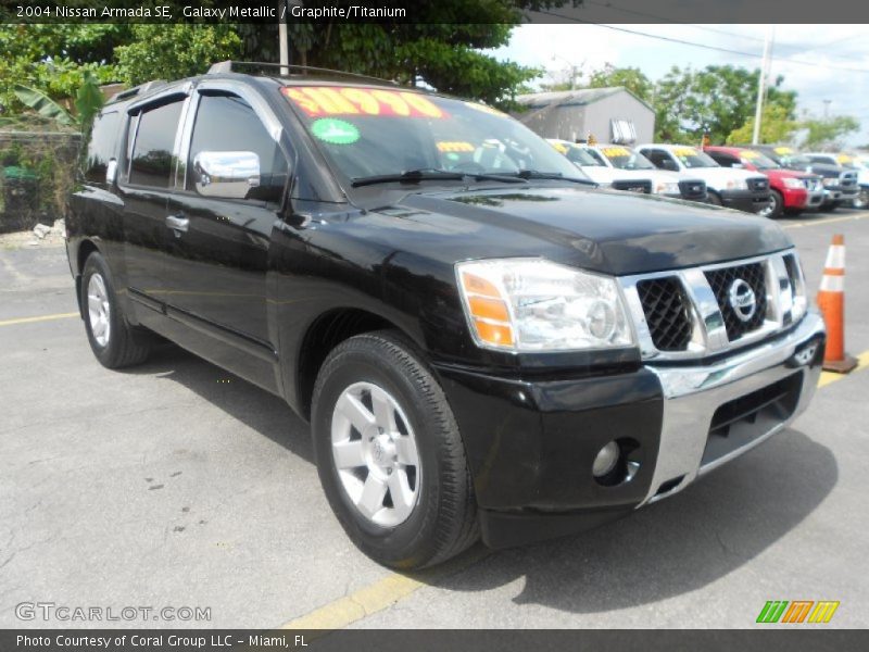 Galaxy Metallic / Graphite/Titanium 2004 Nissan Armada SE
