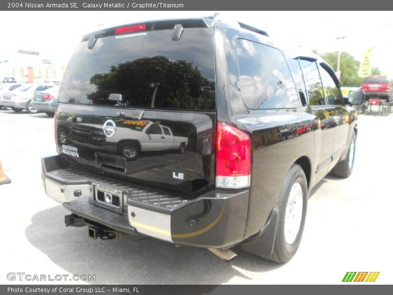 Galaxy Metallic / Graphite/Titanium 2004 Nissan Armada SE