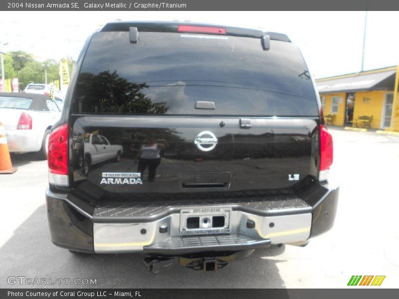 Galaxy Metallic / Graphite/Titanium 2004 Nissan Armada SE
