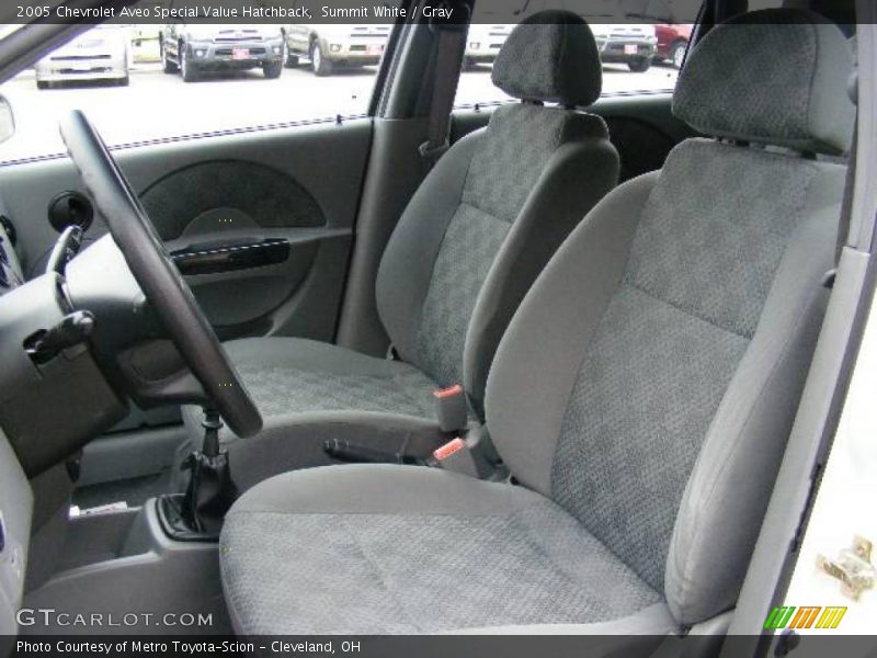 Summit White / Gray 2005 Chevrolet Aveo Special Value Hatchback