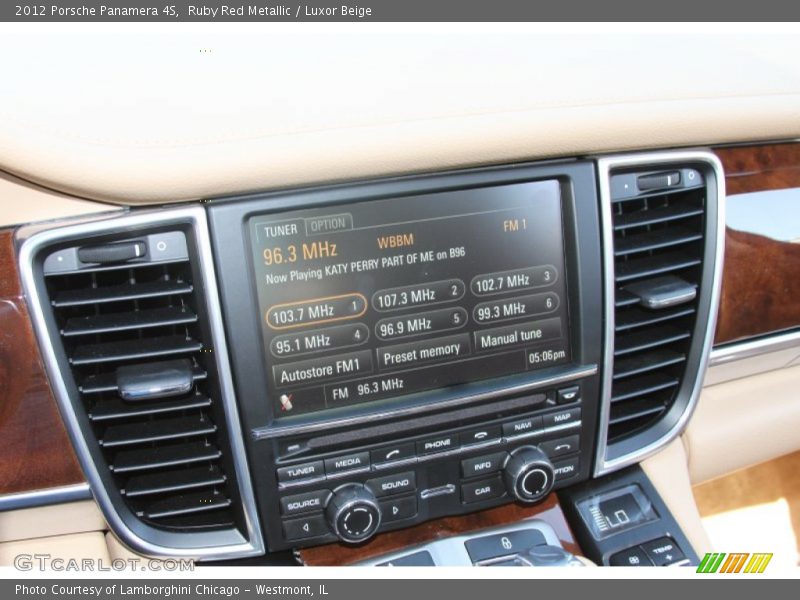 Controls of 2012 Panamera 4S
