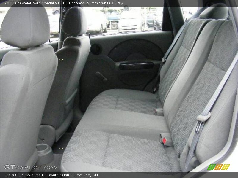 Summit White / Gray 2005 Chevrolet Aveo Special Value Hatchback