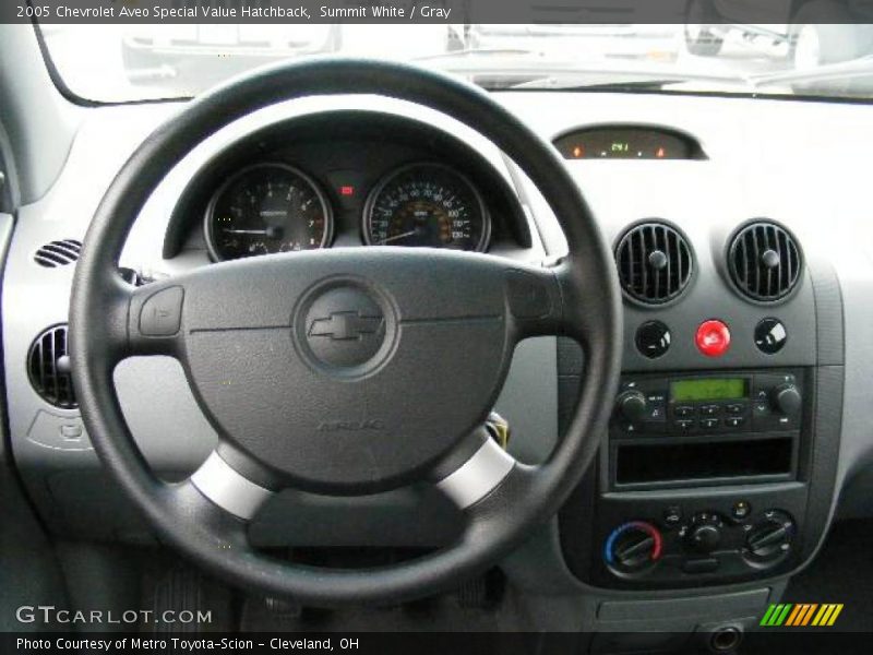 Summit White / Gray 2005 Chevrolet Aveo Special Value Hatchback