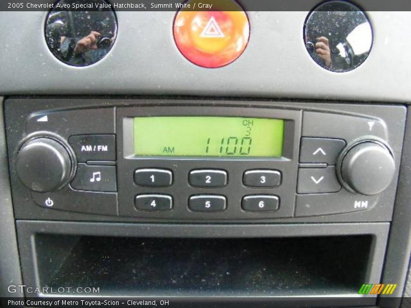 Summit White / Gray 2005 Chevrolet Aveo Special Value Hatchback