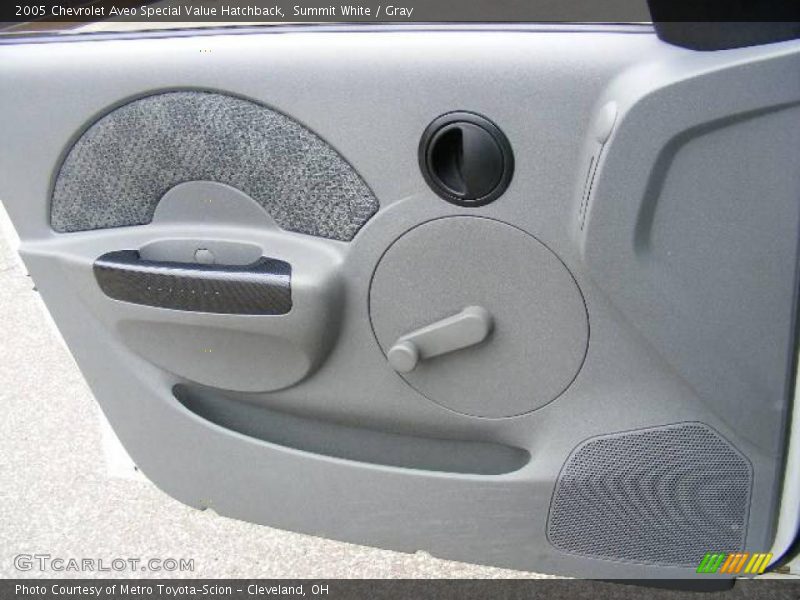 Summit White / Gray 2005 Chevrolet Aveo Special Value Hatchback