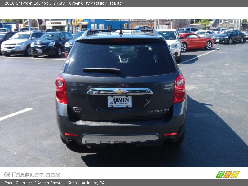 Cyber Gray Metallic / Jet Black 2010 Chevrolet Equinox LTZ AWD