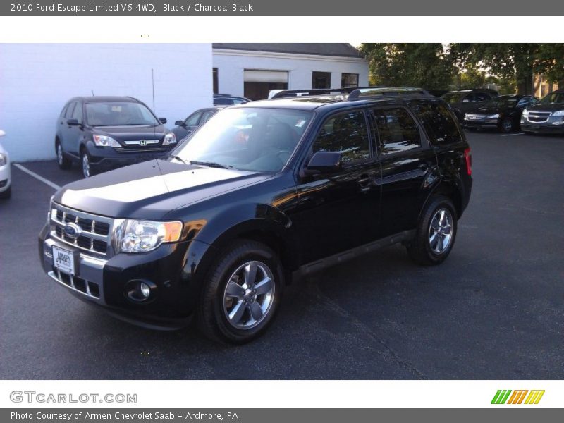 Black / Charcoal Black 2010 Ford Escape Limited V6 4WD