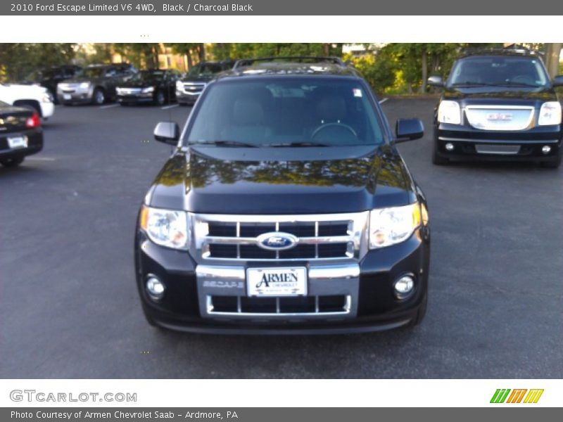 Black / Charcoal Black 2010 Ford Escape Limited V6 4WD