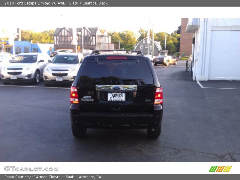 Black / Charcoal Black 2010 Ford Escape Limited V6 4WD
