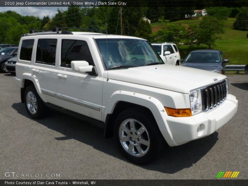 Stone White / Dark Slate Gray 2010 Jeep Commander Limited 4x4