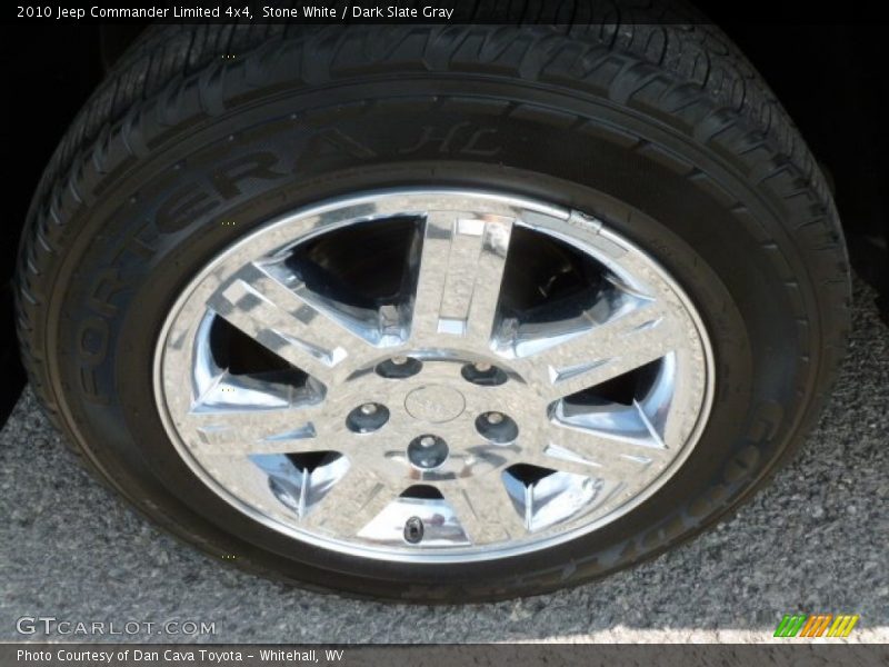 Stone White / Dark Slate Gray 2010 Jeep Commander Limited 4x4