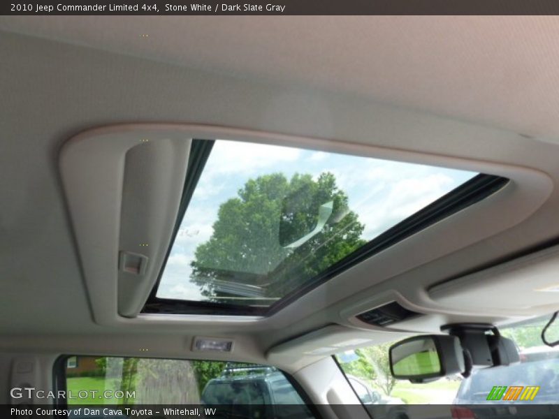 Stone White / Dark Slate Gray 2010 Jeep Commander Limited 4x4