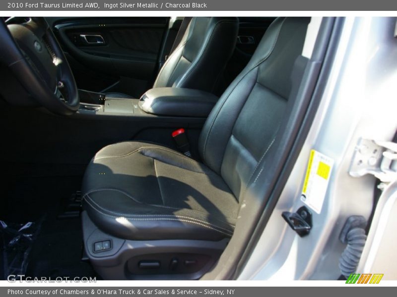 Ingot Silver Metallic / Charcoal Black 2010 Ford Taurus Limited AWD