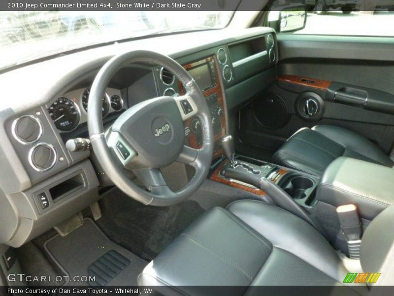 Stone White / Dark Slate Gray 2010 Jeep Commander Limited 4x4