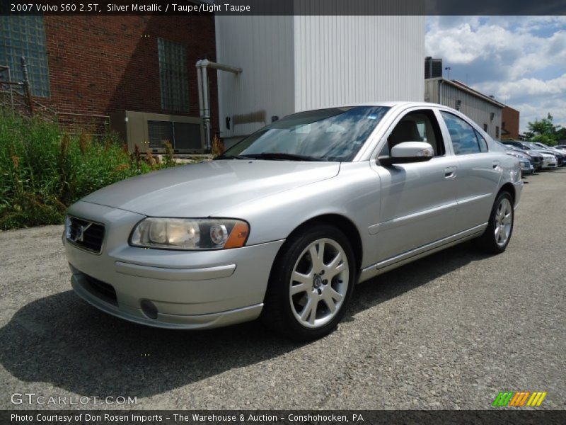 Silver Metallic / Taupe/Light Taupe 2007 Volvo S60 2.5T