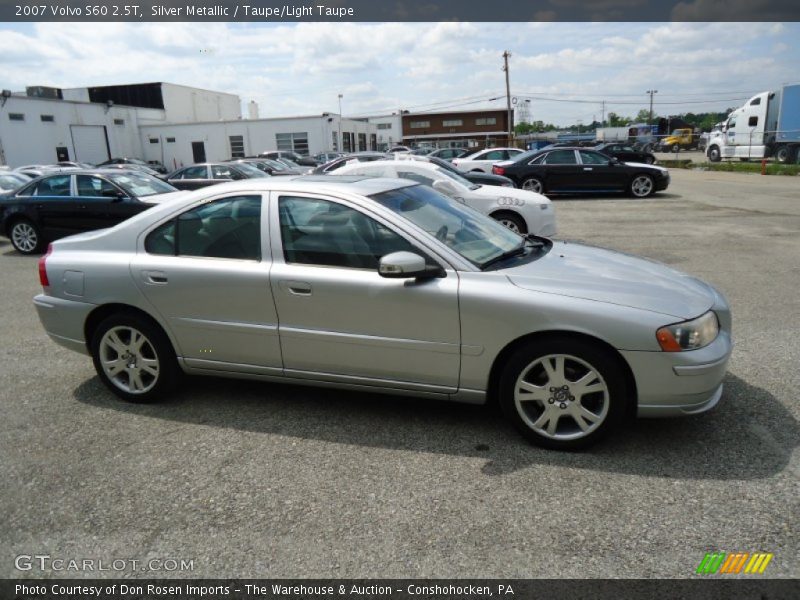 Silver Metallic / Taupe/Light Taupe 2007 Volvo S60 2.5T