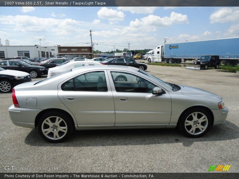 Silver Metallic / Taupe/Light Taupe 2007 Volvo S60 2.5T