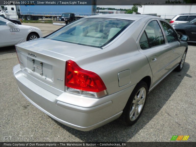 Silver Metallic / Taupe/Light Taupe 2007 Volvo S60 2.5T