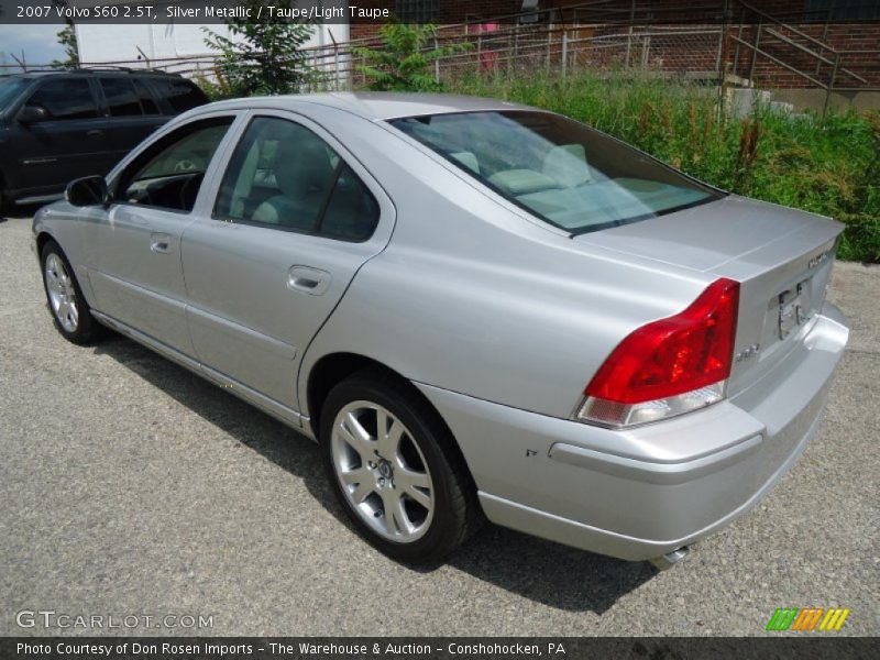 Silver Metallic / Taupe/Light Taupe 2007 Volvo S60 2.5T