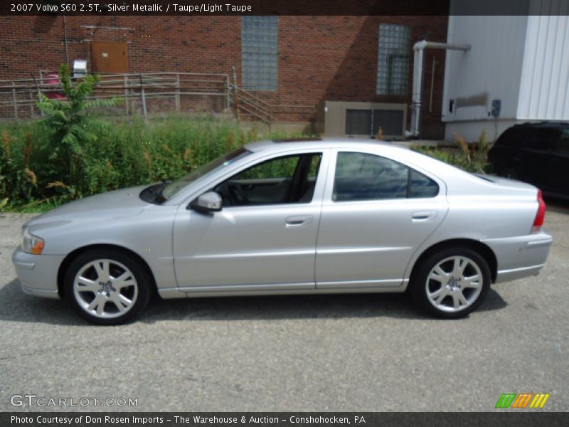 Silver Metallic / Taupe/Light Taupe 2007 Volvo S60 2.5T