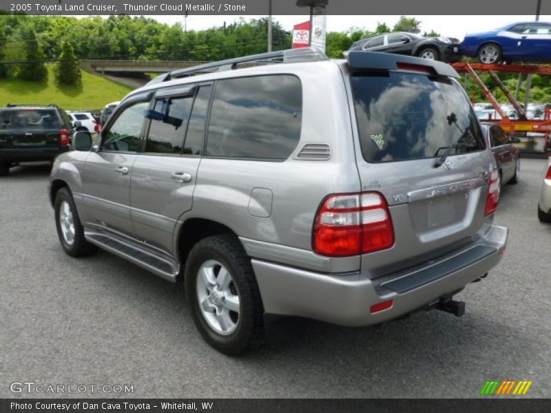 Thunder Cloud Metallic / Stone 2005 Toyota Land Cruiser