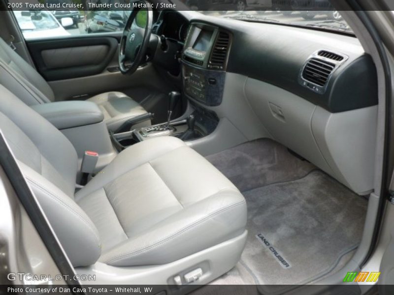 Thunder Cloud Metallic / Stone 2005 Toyota Land Cruiser