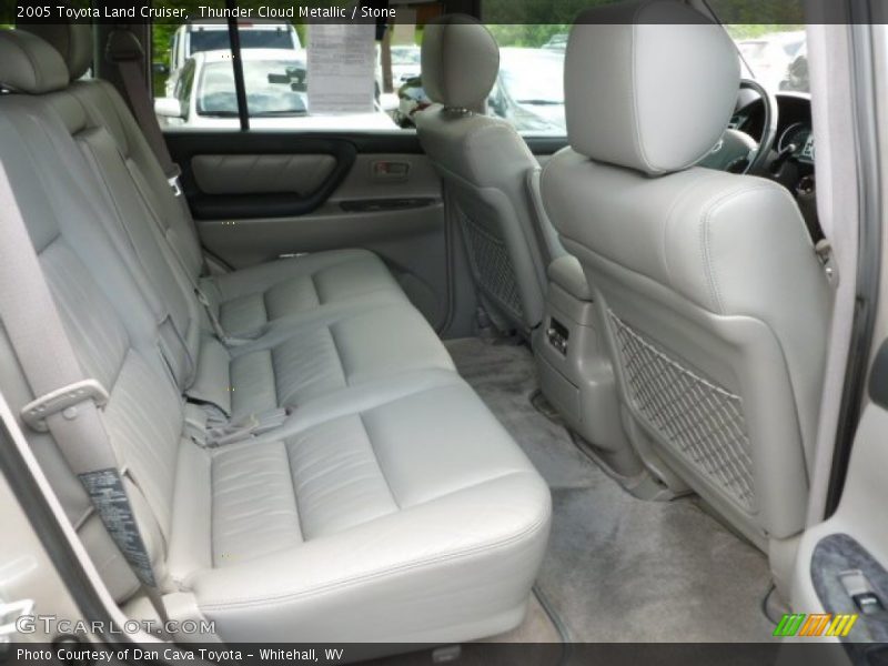 Thunder Cloud Metallic / Stone 2005 Toyota Land Cruiser