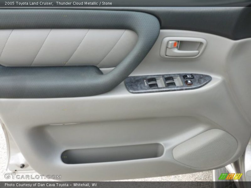 Thunder Cloud Metallic / Stone 2005 Toyota Land Cruiser