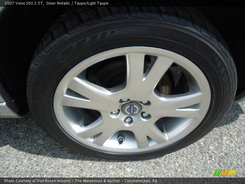 Silver Metallic / Taupe/Light Taupe 2007 Volvo S60 2.5T