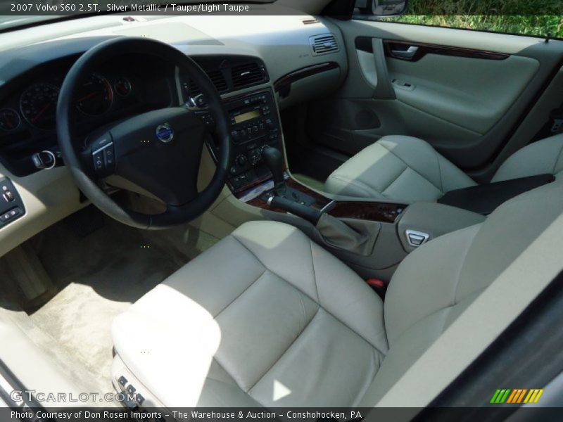 Silver Metallic / Taupe/Light Taupe 2007 Volvo S60 2.5T