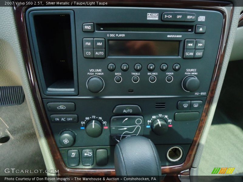 Silver Metallic / Taupe/Light Taupe 2007 Volvo S60 2.5T