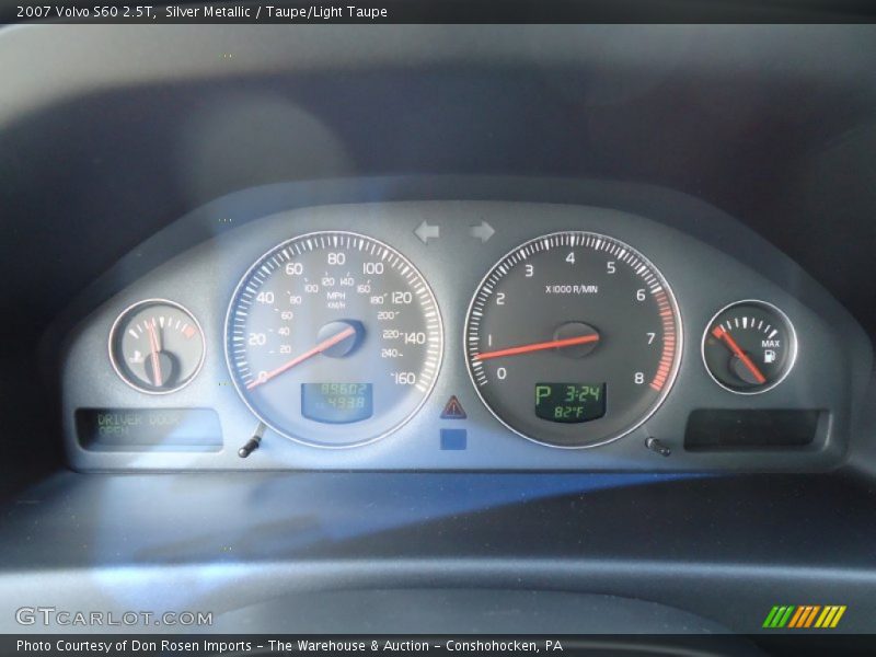 Silver Metallic / Taupe/Light Taupe 2007 Volvo S60 2.5T